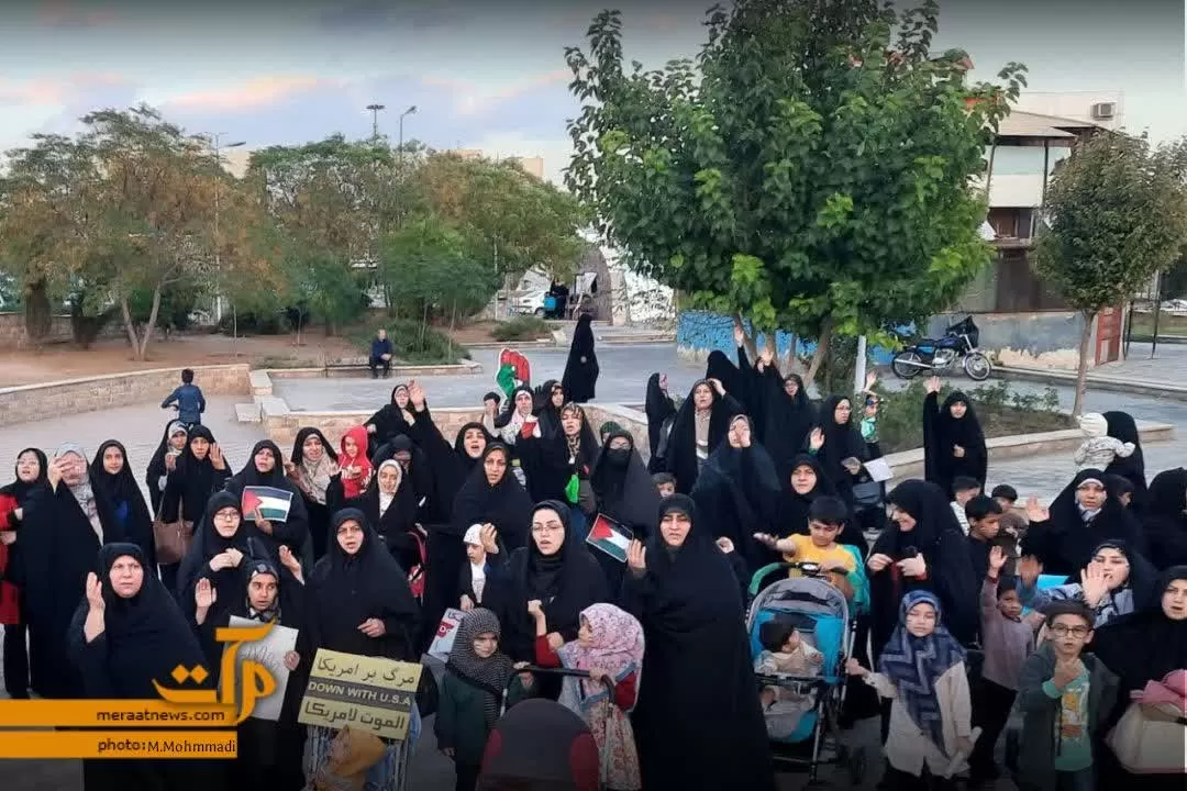 اجتماع مادران و کودکان حامی غزه در سمنان