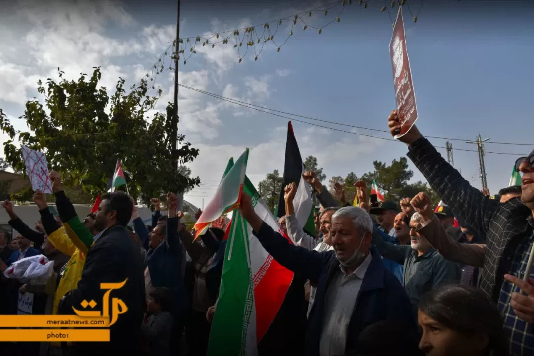 تجمع مردم سمنان در حمایت از کودکان غزه