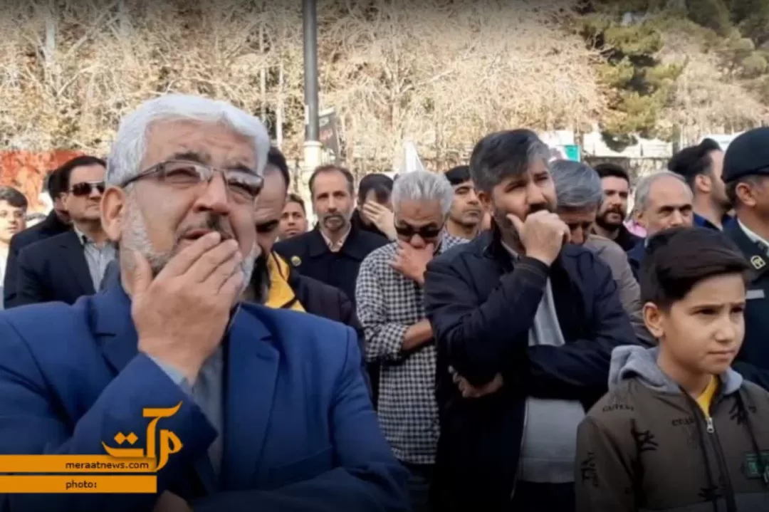 تشییع شهدای گمنام در شهرستان شاهرود