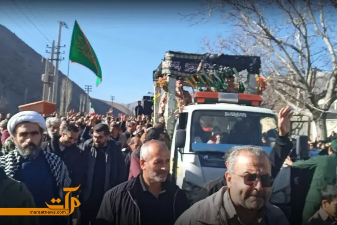 آئین تشییع و خاکسپاری شهید گمنام در دامغان