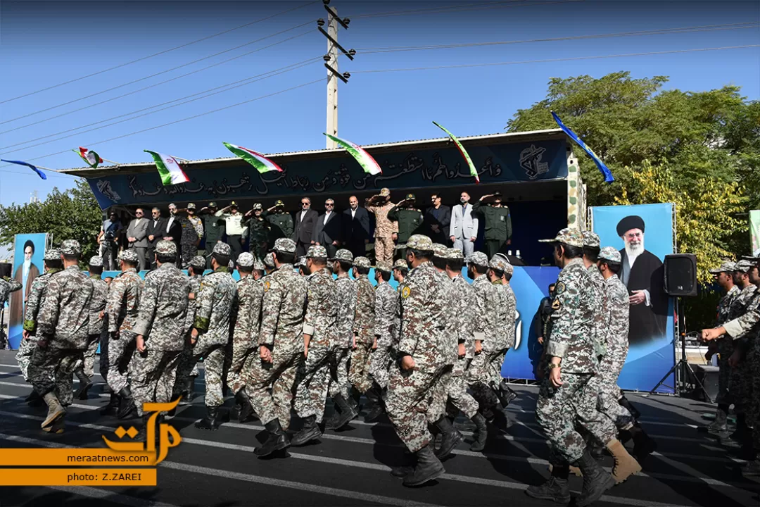 رژه اقتدار نیروهای مسلح سمنان برگزار شد