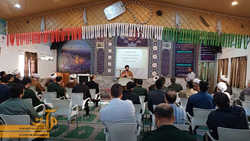 آئین معارفه نماینده ولیفقیه در سپاه مهدیشهر