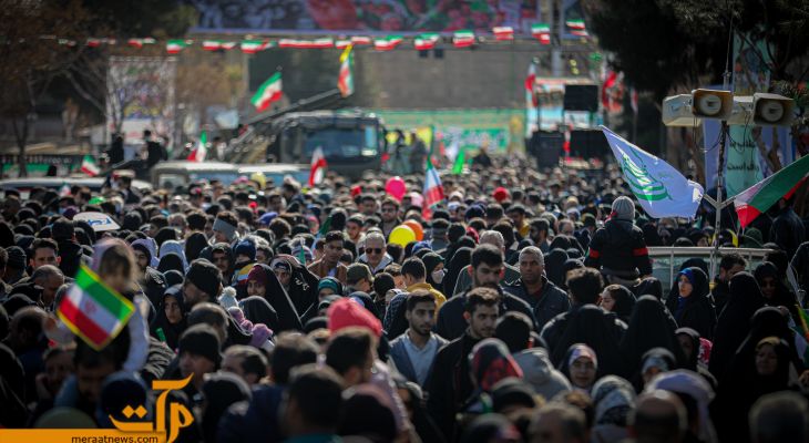 شکوه حضور سمنانی‌ها در جشن انقلاب