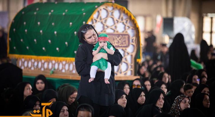 همنوایی کودکان قومس با حضرت علی‌اصغر (ع)