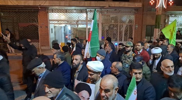 خروش مردم سرخه علیه تحرکات تروریست‌ها