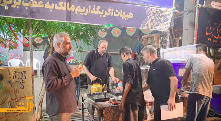 موکب‌های سرخه آماده خدمت به زائران شهید ایران