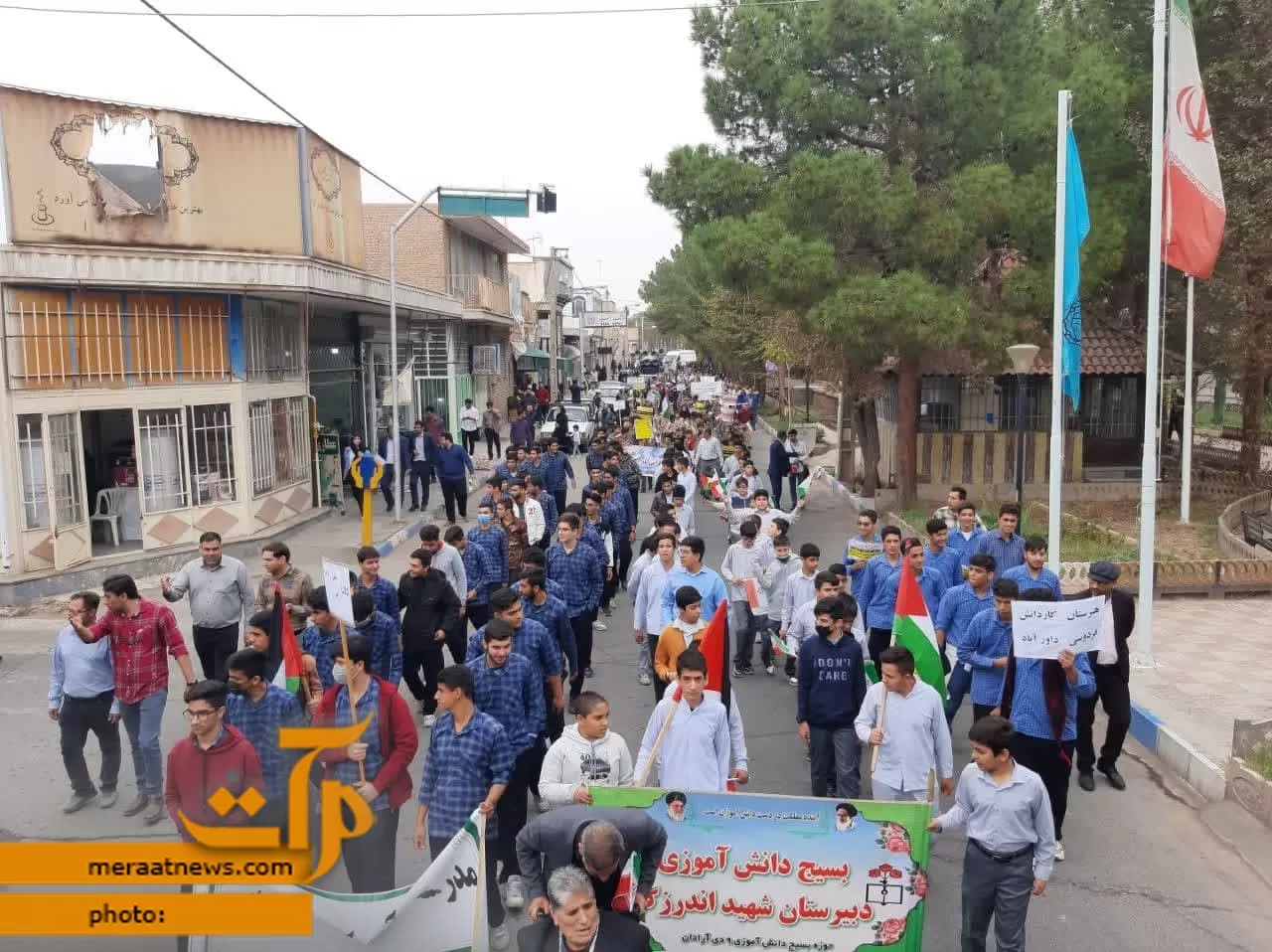 حضور استکبارستیزی مردم آرادان در یوم‌الله ۱۳ آبان