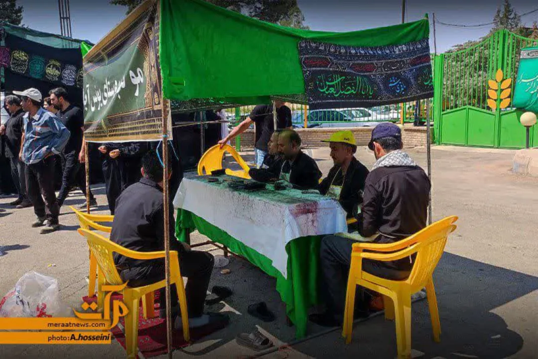 کاروان جاماندگان اربعین حسینی در استان سمنان